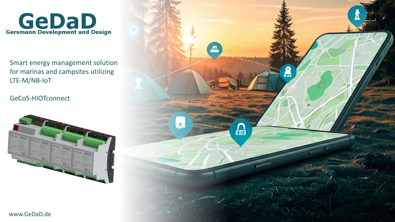 HIOTconnect – Smart-Energy-Management-Lösung für Marinas und Campingplätze mit LTE-M/NB-IoT