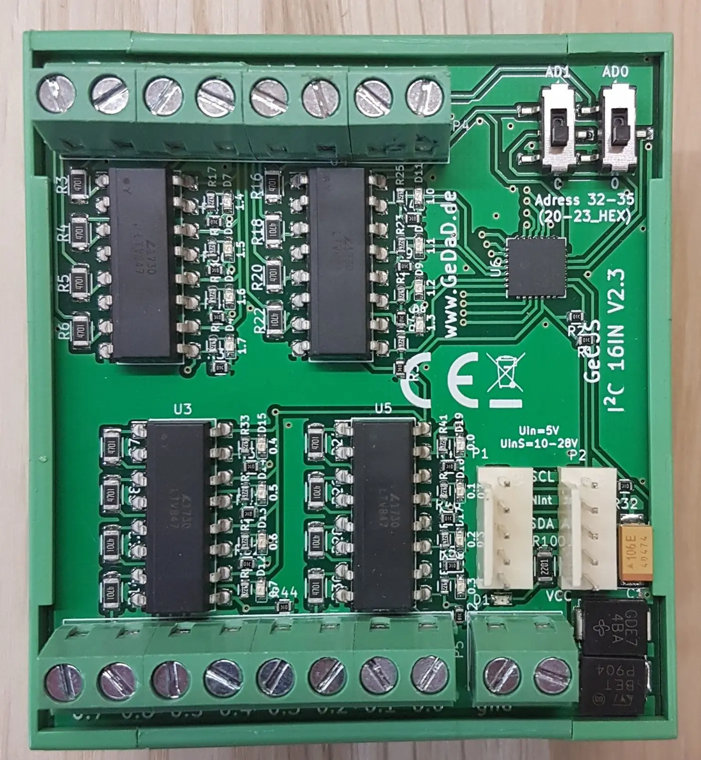 GeCoS I2C-16in Modul