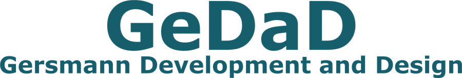 GeDaD – Gersmann Development and Design, zur Startseite
