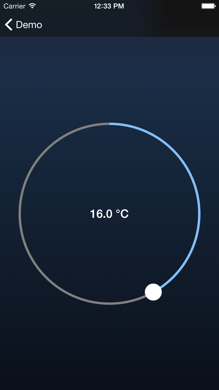 IP-Symcon Smartphone-App: Thermostat-Regler