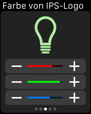 IP-Symcon auf der Apple Watch: RGB-Farbsteuerung